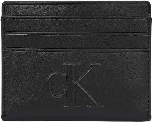 Calvin Klein Damen Kartenetui Sculpted Cardcase Klein, Schwarz (Black), Einheitsgröße von Calvin Klein