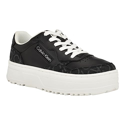 Calvin Klein Damen Karyne Sneaker, Schwarz 001, 38 EU von Calvin Klein