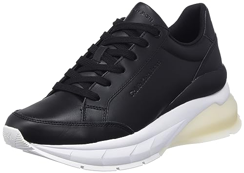 Calvin Klein Damen Wedge Runner LACE UP WN YW0YW01172 Sneaker mit großer Sohle, Schwarz (Black/Bright White), 39 EU von Calvin Klein