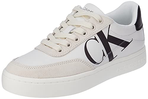 Calvin Klein Jeans Damen Cupsole Sneaker Schuhe, Weiß (Bright White/Creamy White/Black), 41 von Calvin Klein Jeans