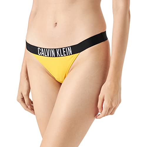 Calvin Klein Damen KW0KW01727 Brazilian-Slips, Gelb (Warm Yellow), S von Calvin Klein