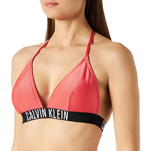 Calvin Klein Damen Triangle-Rp KW0KW01898 Triangel-BHS, Rot (Coral Crush), L von Calvin Klein Jeans