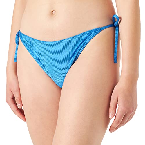 Calvin Klein Damen Side TIE Cheeky Bikini KW0KW01902 String-Seitenschnürung, Blau (Corrib River Blue), M von Calvin Klein Jeans