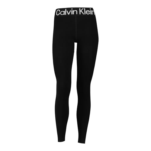 Calvin Klein Damen Legging Socken, Schwarz, L von Calvin Klein