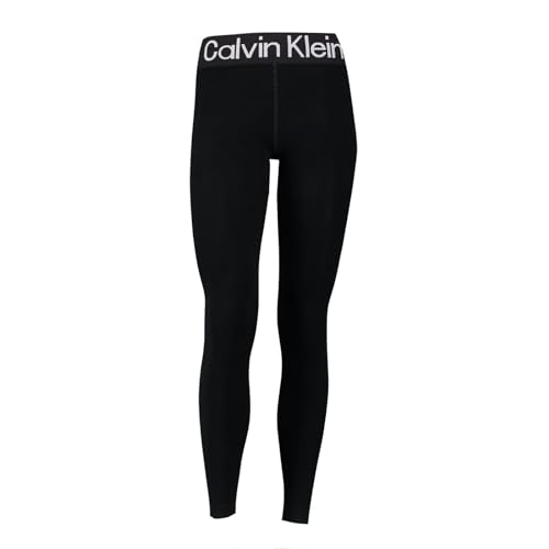 Calvin Klein Damen Legging Socken, Schwarz, S von Calvin Klein