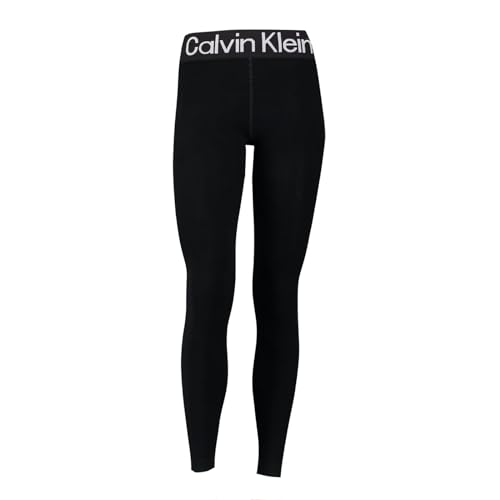Calvin Klein Damen Legging Socken, Schwarz, XL von Calvin Klein
