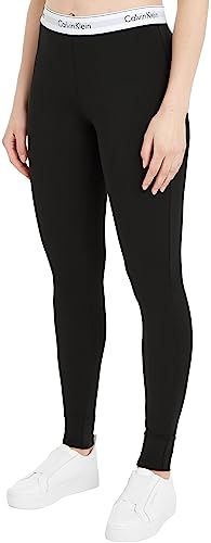 Calvin Klein Damen Leggings Sport mit Stretch, Slim-Fit, Schwarz (Black), S von Calvin Klein