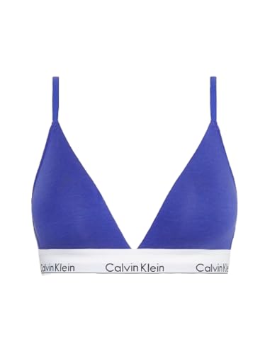 Calvin Klein Damen Triangel BH Lght Lined Stretch, Blau (Spectrum Blue), S von Calvin Klein