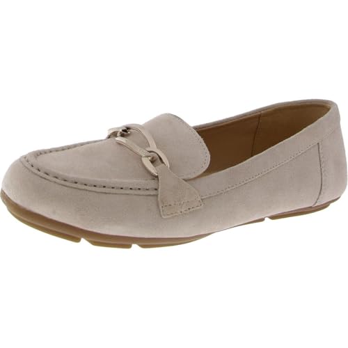 Calvin Klein Damen Lenika Slipper, Light Natural Suede 110, 39 EU von Calvin Klein