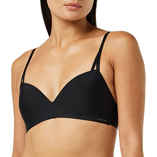 Calvin Klein Damen Push-Up BH Lift Demi ohne Bügel, Schwarz (Black), 75D (34D) von Calvin Klein