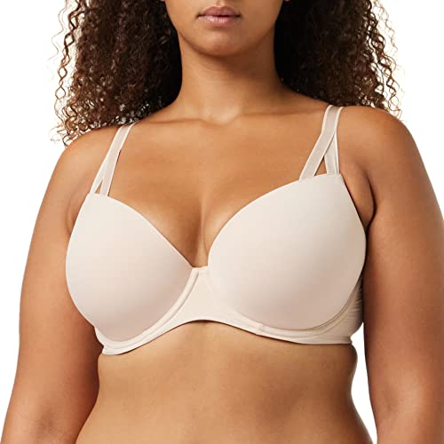 Calvin Klein Damen Push-Up BH Lift Demi mit Bügel, Beige (Beechwood), 80 E von Calvin Klein