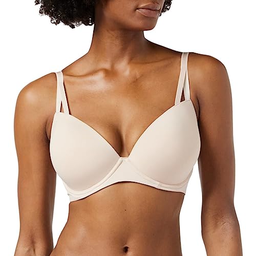 Calvin Klein Damen Push-Up BH Lift Demi mit Bügel, Beige (Beechwood), 85C von Calvin Klein