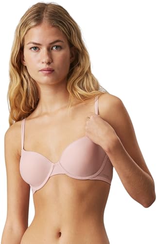 Calvin Klein Damen Demi-Plunge BH Lightly Lined Demi mit Bügel, Rosa (Subdued), 85C von Calvin Klein