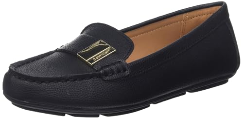 Calvin Klein Damen Lisa Flacher Slipper, Black Multi 002, 41 EU von Calvin Klein