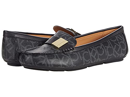 Calvin Klein Damen Lisa Loafer Flat, Black Multi 002, 39 EU von Calvin Klein