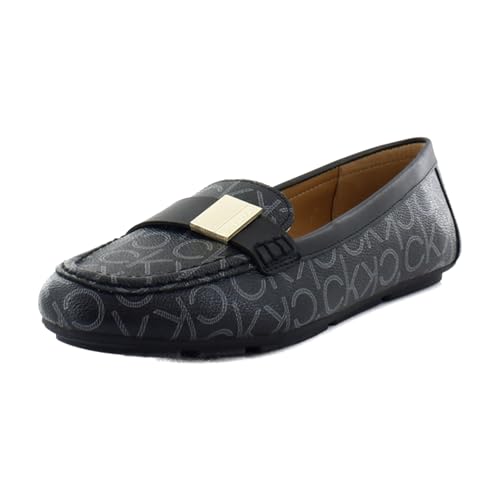 Calvin Klein Damen Lisa Loafer Flat, Black Multi 002, 39.5 EU von Calvin Klein