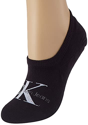 Calvin Klein Damen Footie Socken, Schwarz, Einheitsgröße von Calvin Klein