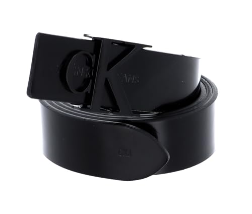 Calvin Klein Damen Logo SM LTH 30MM Winter-Zubehör-Set, Black, 100 von Calvin Klein