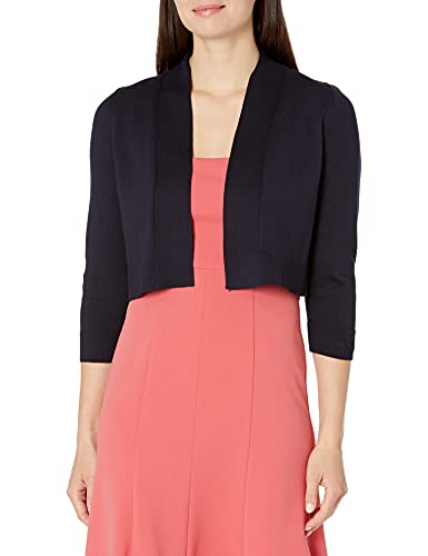 Calvin Klein Damen Langärmeliger Cardigan Kleid, Indigo Knit, Klein von Calvin Klein