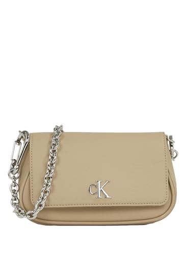 Calvin Klein Damen Minimal Monogram Shoulder Bag20 K60K613049 Crossover, Grey (Crockery) von Calvin Klein