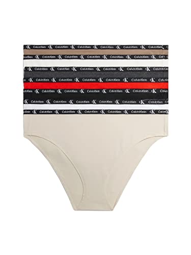 Calvin Klein Damen MODERN 7PK 000QD3993E Bikini Hose, Mehrfarbig (B/Ch/W/Ng/M/Sc/H), S von Calvin Klein