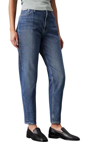 Calvin Klein Damen Mom Jeanj20J224514 Zugeschnitten, Denim Dark, 27W / 28L Calvin Klein Damen Mom Jeanj20J224514 Zugeschnitten, Denim Dark, 27W / 28L von Calvin Klein
