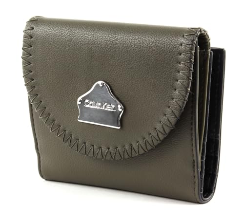 Calvin Klein Damen Mellow Med Wallet Umhängetasche, Grün (Camouflage), 1x1x1 cm von Calvin Klein