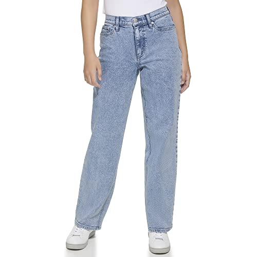 Calvin Klein Damen Mid Rise Boyfriend Denim, Belaire, 30 von Calvin Klein