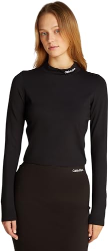Calvin Klein Damen Milano Logo Ej20J224763 Andere Oberteile, Ck Black, 3XL von Calvin Klein