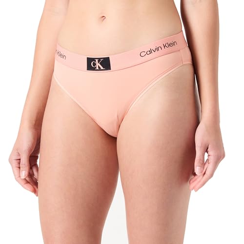 Calvin Klein Damen Slip Bikini Form Modern Bikini mit Stretch, Orange (Snapdragon), L von Calvin Klein