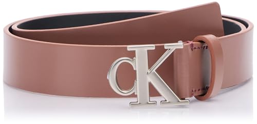 Calvin Klein Damen Mono Plaque Lthr Belt 30Mm K60K612289 Fester Gürtel, Brown (Cognac), 115 von Calvin Klein