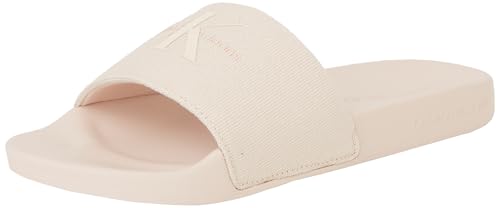 Calvin Klein Damen Monogram WMNS Yw0Yw01835 Slides, Purple (Triple Whisper Pink), 39 EU von Calvin Klein