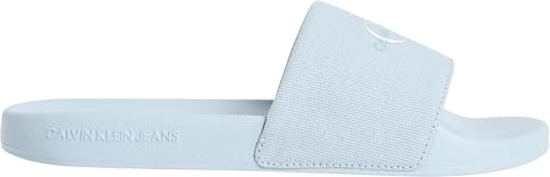 Calvin Klein Damen Monogram WMNS Yw0Yw01835 Slides, Black (Triple Cloud Blue) von Calvin Klein