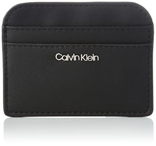 Calvin Klein Damen Must Dome CARDHOLDER K60K609706 Geldbörsen, Schwarz (Ck Black) von Calvin Klein