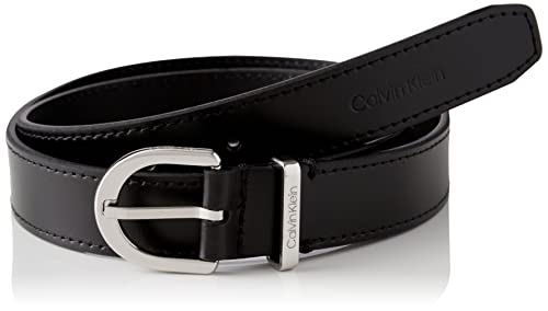 Calvin Klein Damen Must Metal Loop RND Belt 25MM K60K610158 Gürtel, Schwarz (Ck Black Other Version), 100 von Calvin Klein