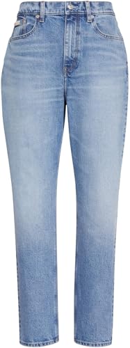 Calvin Klein Damen New Mom Lv047D841G Jeans, Blue (Delaware), 26 W/32 L von Calvin Klein