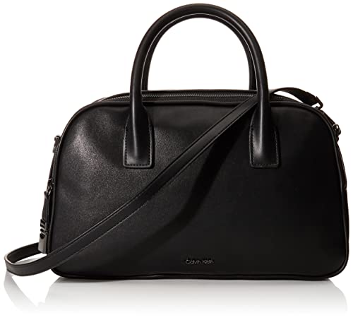 Calvin Klein Damen Organizational Satchel Modern Essentials Umhängetasche, schwarz von Calvin Klein