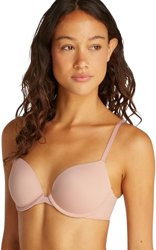 Calvin Klein Damen Plunge BH mit Push-Up, Beige (Cedar), 95C von Calvin Klein