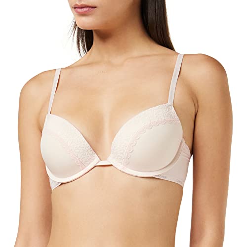 Calvin Klein Damen Push-Up BH mit Bügel, Rosa (Nymphs Thigh), 75B (34B) von Calvin Klein