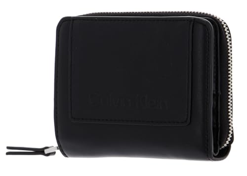 Calvin Klein Damen Portemonnaie Zip Around Klein, Schwarz (Ck Black), Onesize von Calvin Klein
