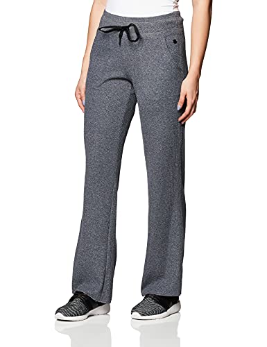 Calvin Klein Damen Premium Performance Thermohose weitem Bein Trainingshose, Schwarz meliert, M von Calvin Klein