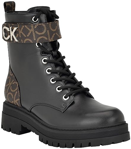 Calvin Klein Damen Prescot Halblange Stiefel, Schwarz 002, 38 EU von Calvin Klein