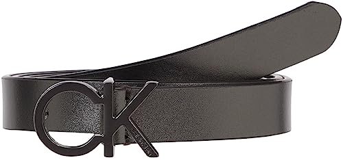 Calvin Klein Damen RE-Lock Belt 20MM K60K611106 Gürtel, Grau (Gunmetal), 85 von Calvin Klein