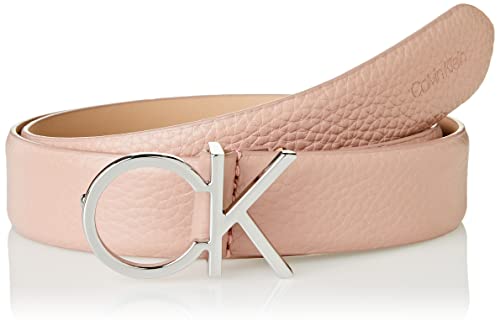 Calvin Klein Damen RE-Lock CK Logo Belt 30MM PBl Gürtel, Cafe Au Lait, 80 von Calvin Klein