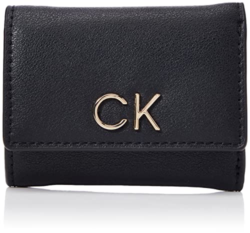 Calvin Klein Damen RE-Lock Trifold XXS K60K609141 Geldbörsen, Schwarz (Ck Black) von Calvin Klein Jeans