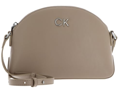 Calvin Klein Damen RE-Lock Seasonal Crossbody MD K60K611444 Crossovers, Grau (Silver Mink) von Calvin Klein