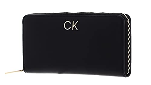 Calvin Klein Damen RE-Lock Z/A Wallet LG PBl K60K610967 Geldbörsen, Schwarz (Ck Black) von Calvin Klein