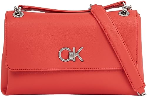 Calvin Klein Damen Tasche Kunstleder, Rot (Aurora Red), Onesize Calvin Klein Damen Tasche Kunstleder, Rot (Aurora Red), Onesize von Calvin Klein
