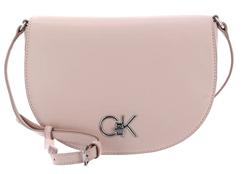 Calvin Klein Damen RE-Lock Saddle Bag K60K609871 Crossovers, Rosa (Spring Rose) von Calvin Klein