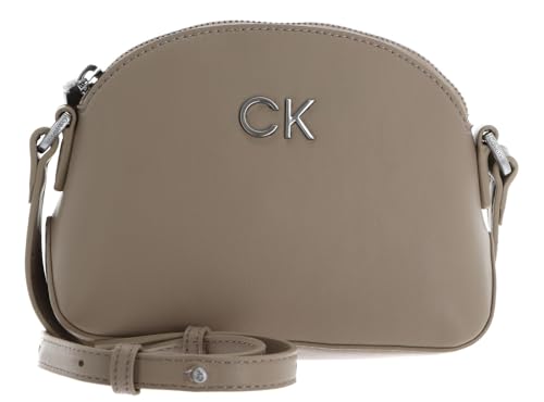 Calvin Klein Damen RE-Lock Seasonal Crossbody SM K60K611445 Crossovers, Grau (Silver Mink) von Calvin Klein